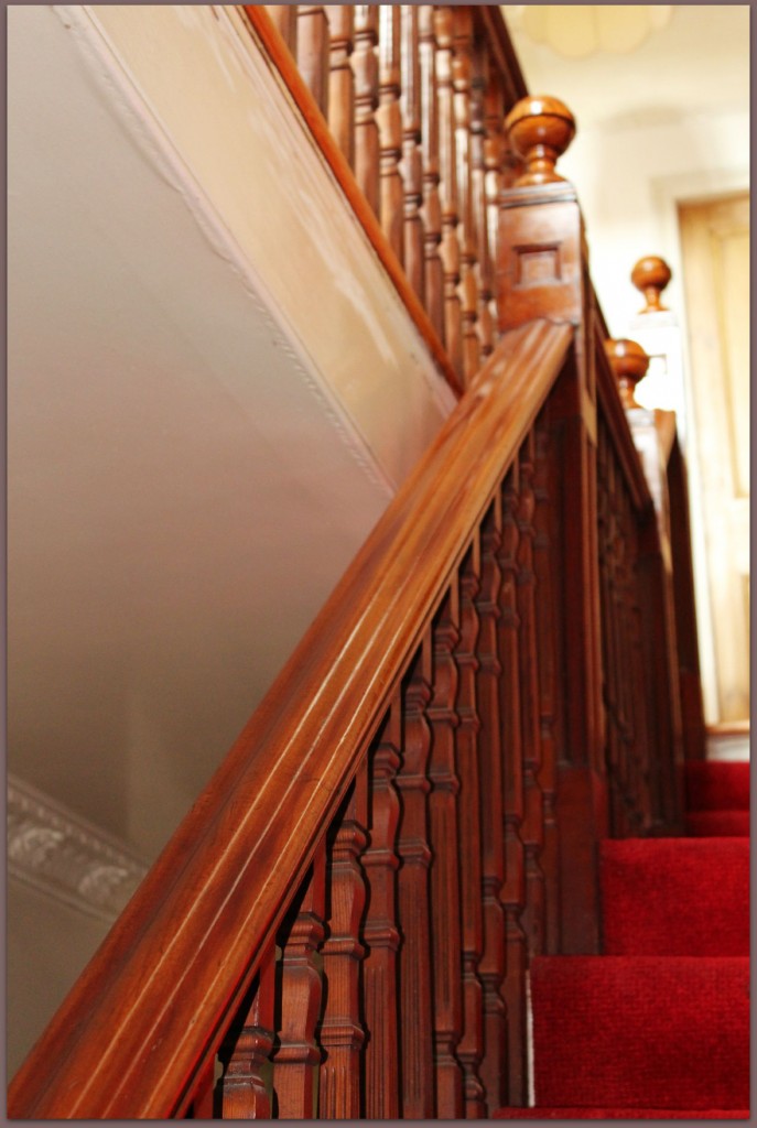 The beauitful banisters in our house