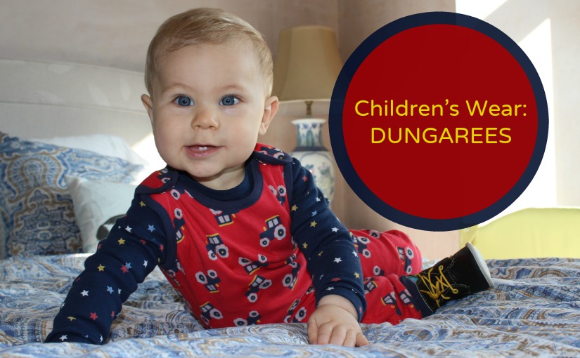 Frugi dungarees with tractors. Great for the Autumn season.
