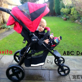 Caspian loves his new Avito stroller from ABC Design