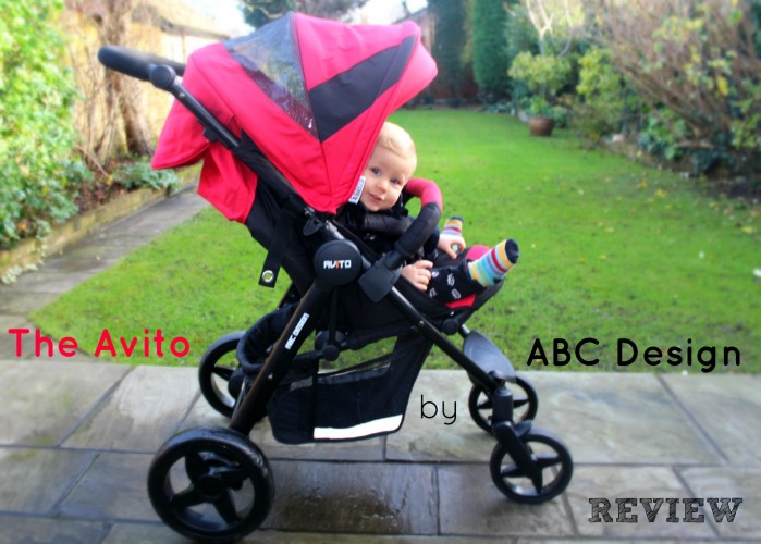 Caspian loves his new Avito stroller from ABC Design