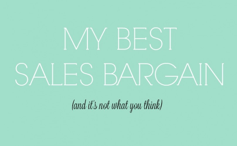 MY BEST SALES BARGAIN (AND IT'S NOT WHAT YOU THINK) ⋆ scandimummy.com