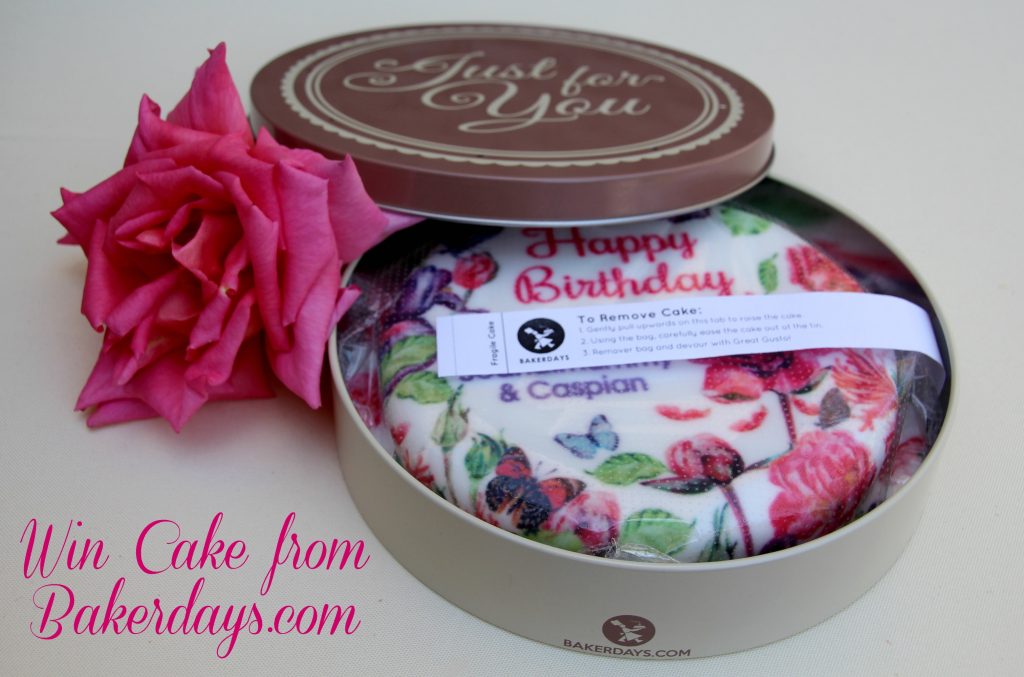 Win a letterbox cake from bakerdays.com