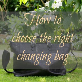 How to choose the right changing bag