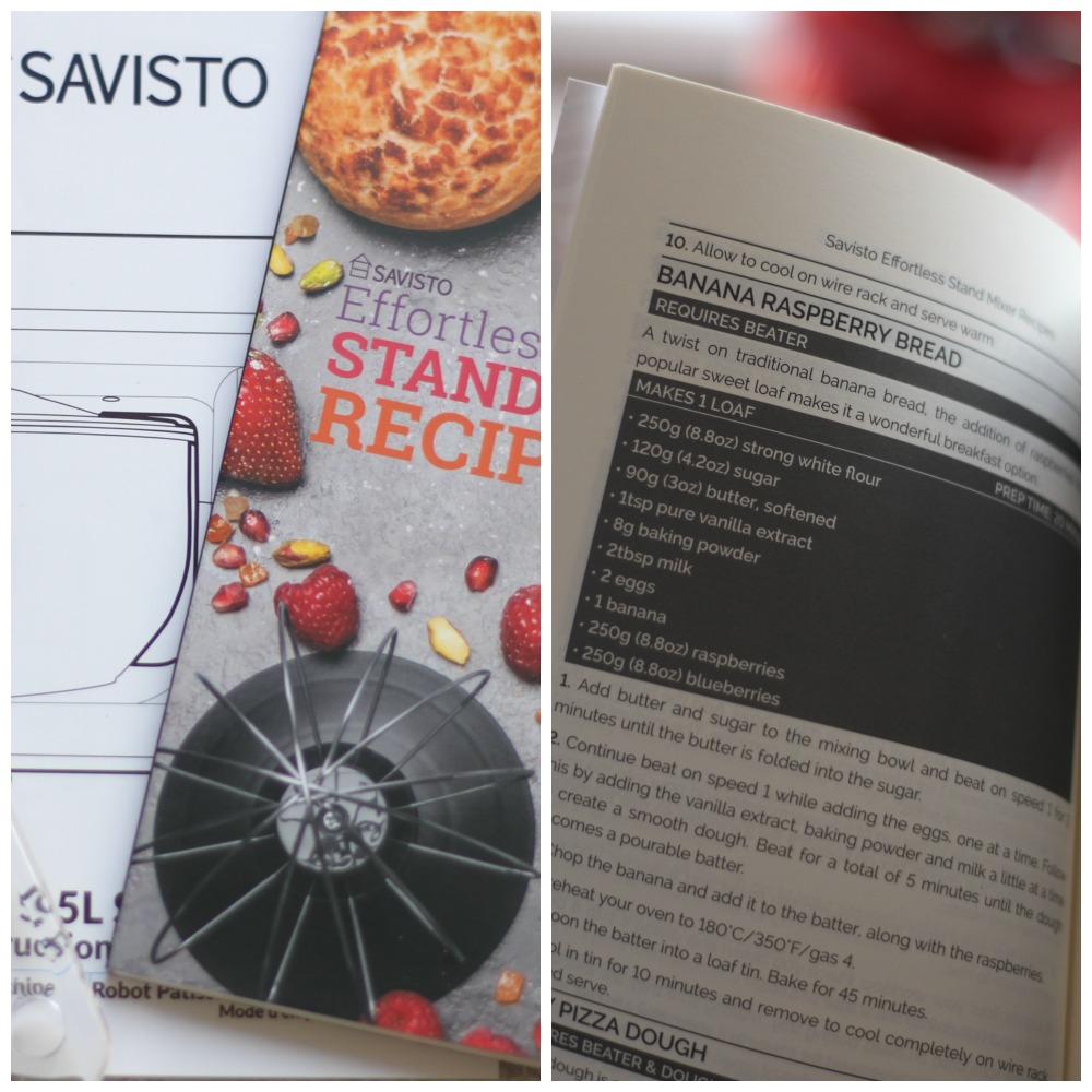 The savisto 3-in-1 food mixer comes with a great recipe book full of inspiration for your next dinner party.