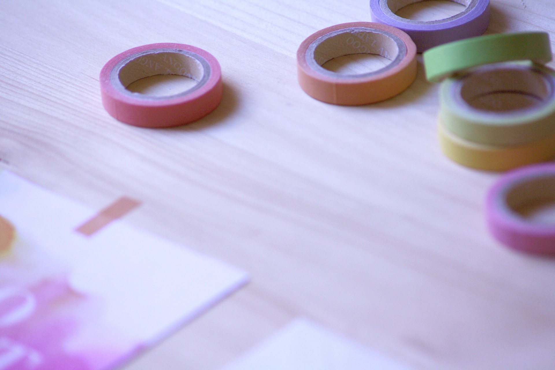 Washi tape is a fun way to transform a room. Get creative.