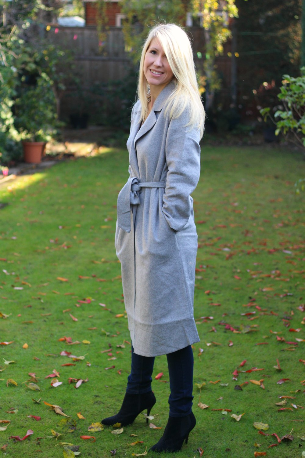 Gorgeous grey wool coat from JOY