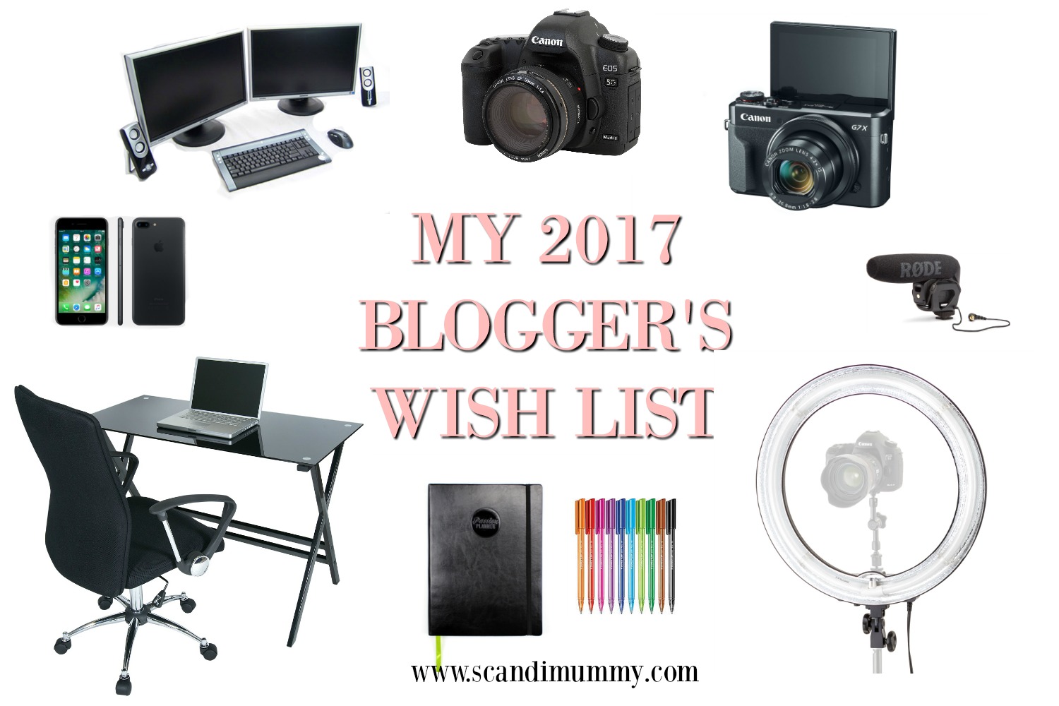 My 2017 blogger's wish list