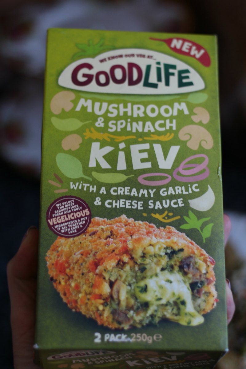 Goodlife Mushroom and Spinach kiev