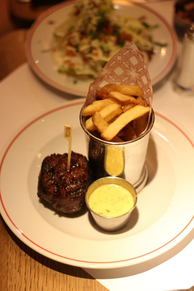 Fillet steak at Jackson +Rye in Richmond