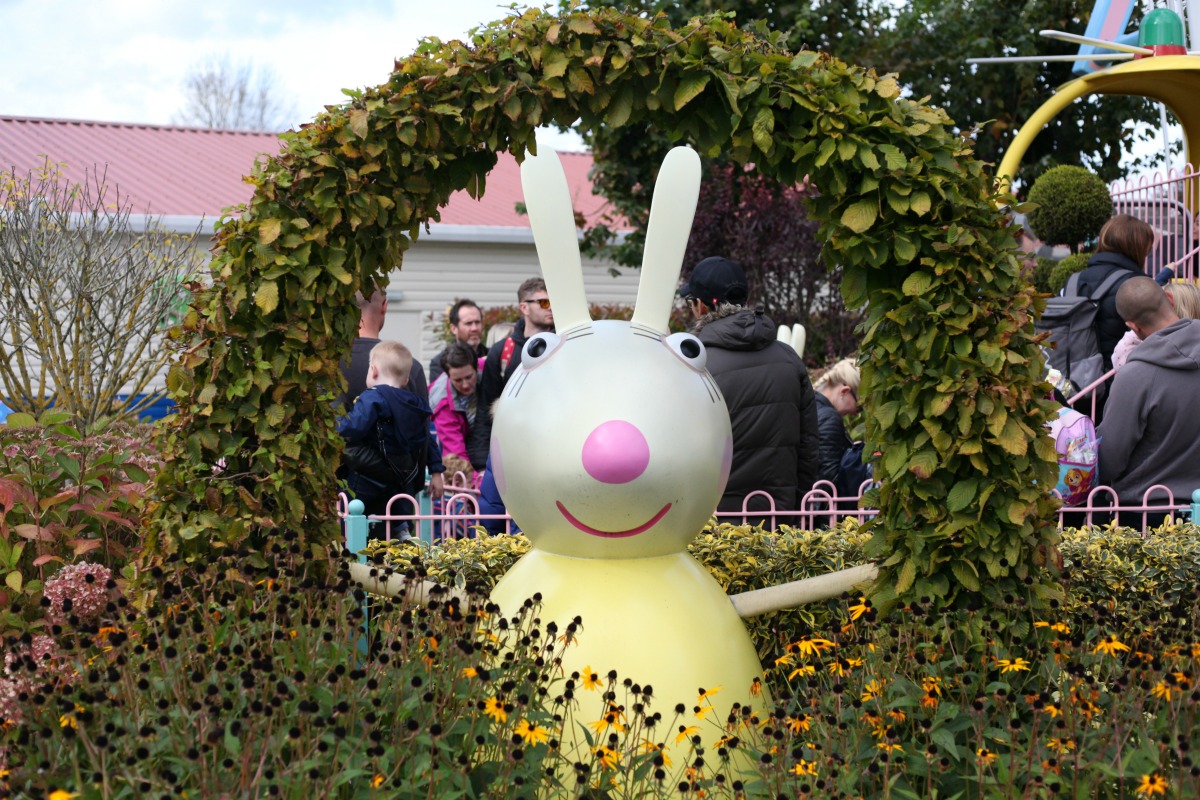 Miss Rabbit at Peppa Pig World