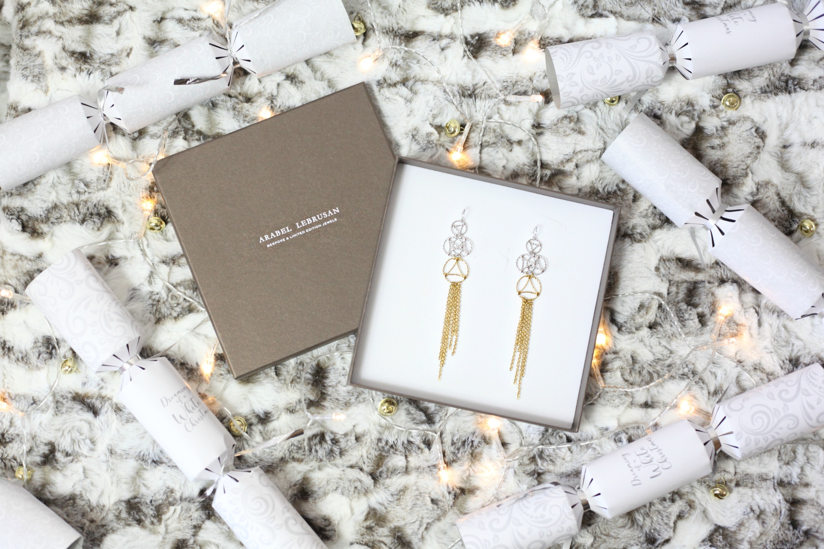 Luxurious Christmas gift ideas from Arabel Lebrusan like these gorgeous earrings 