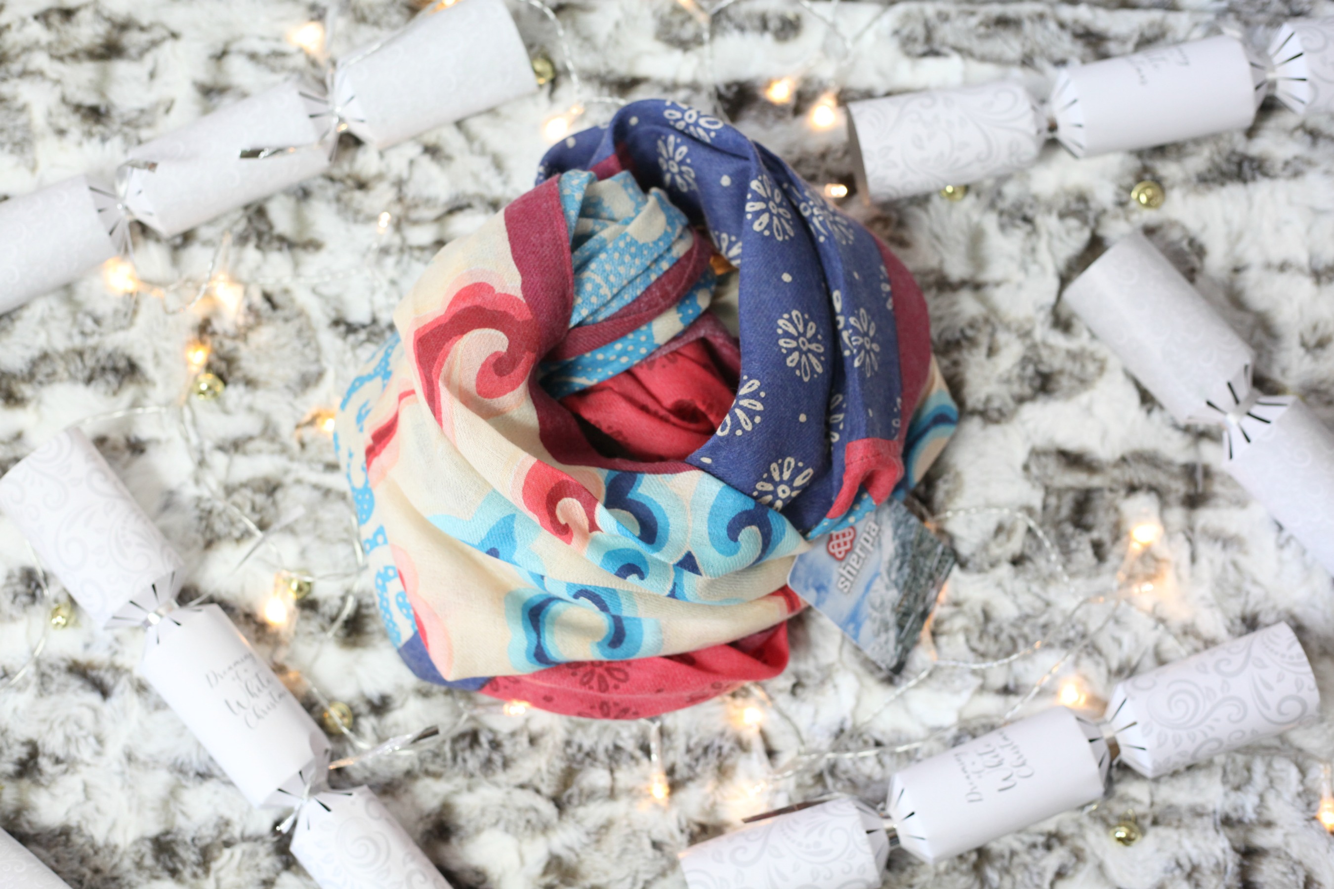 Luxurious Christmas gift ideas from like this Sherpa scarf