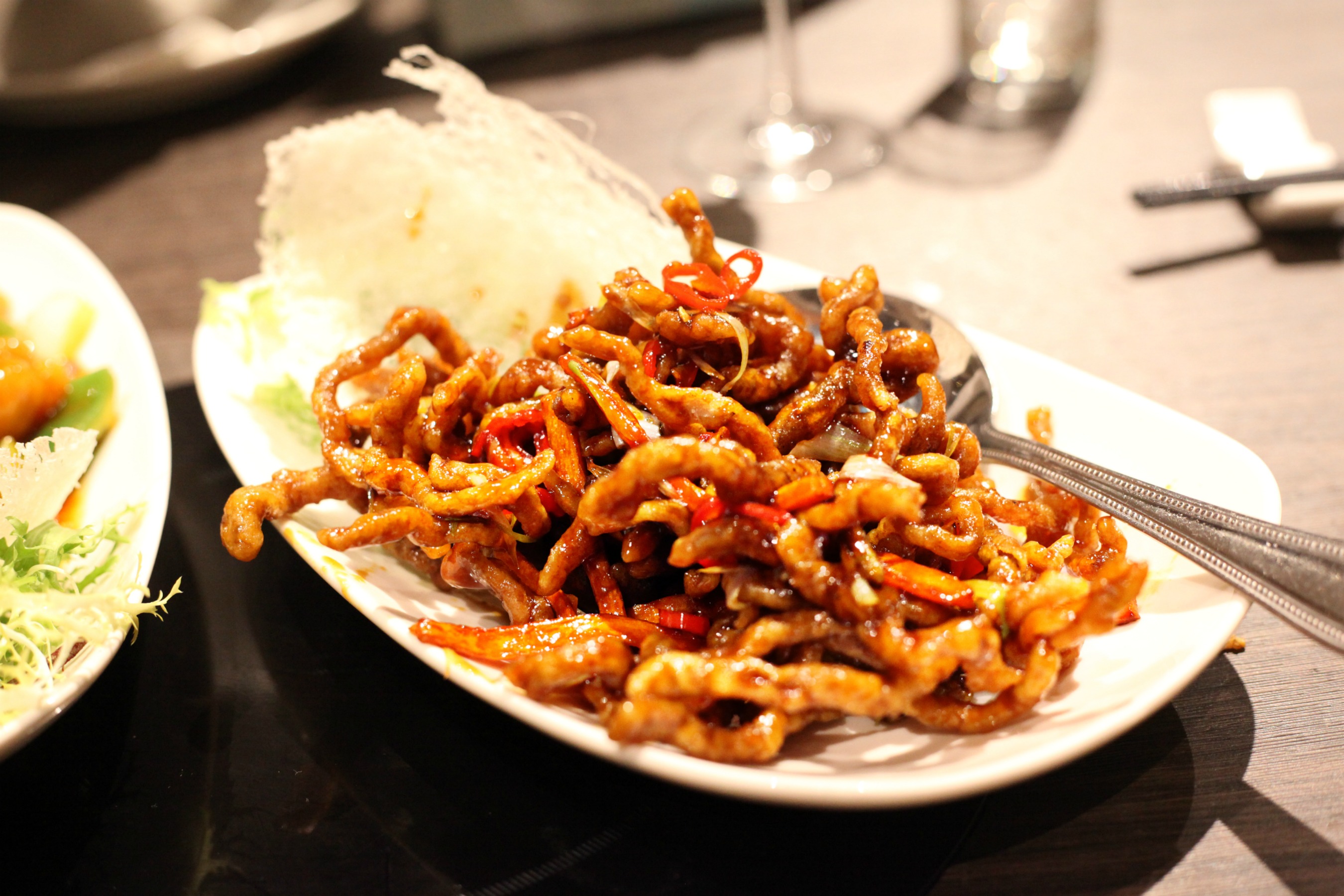 Crispy beef at Golden Dragon