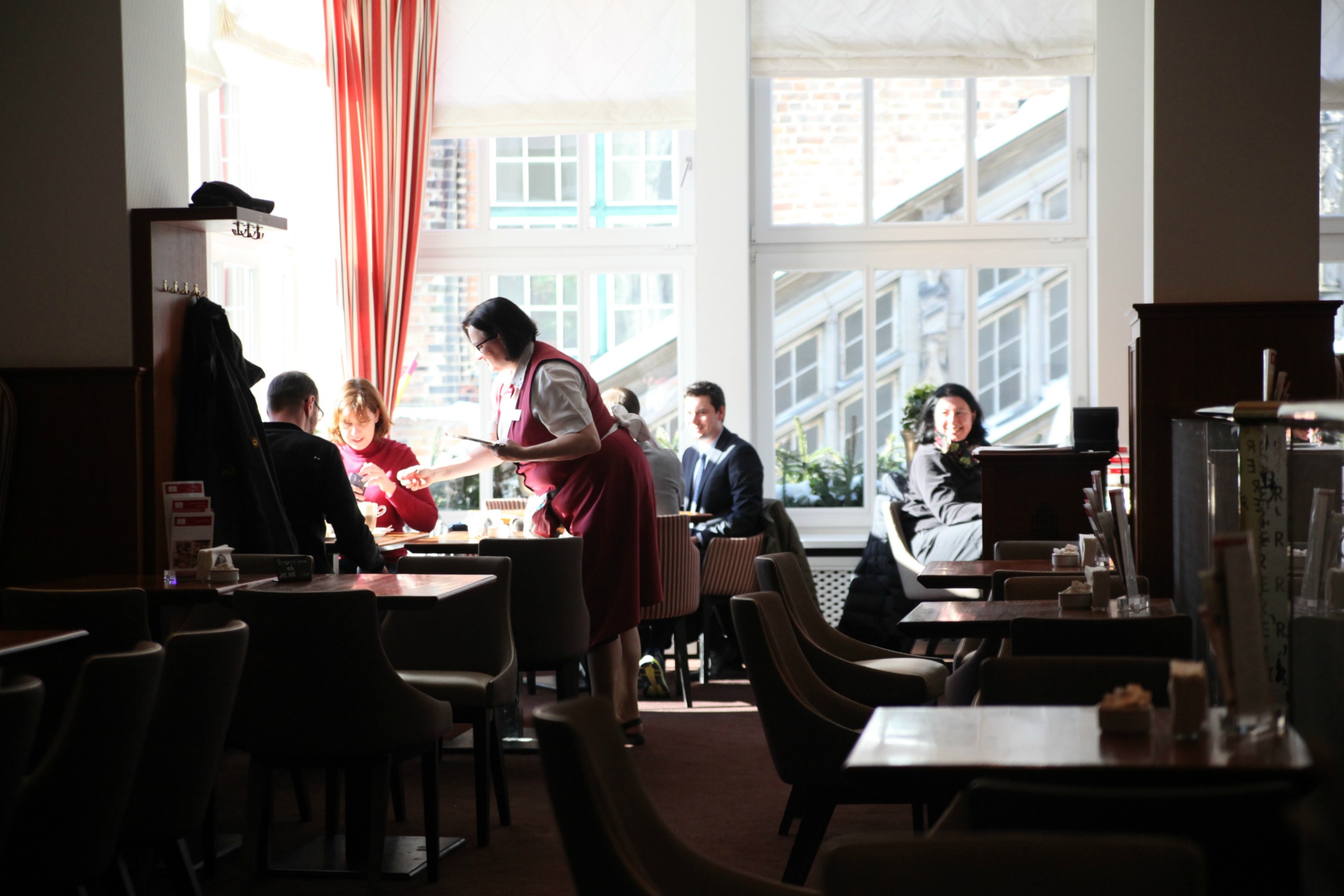 The Niederegger Cafe in Lübeck