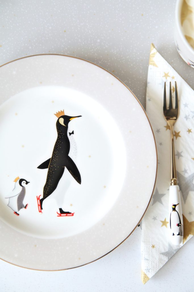 A FESTIVE AFTERNOON TEA WITH THE SARA MILLER FOR PORTMEIRION PENGUIN